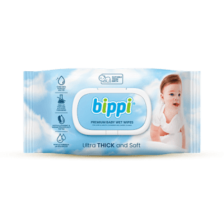 BIPPI Premium Baby Wet Wipes 80s